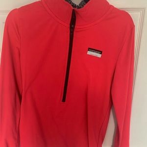 Bright pink Victoria’s Secret three-quarter zip